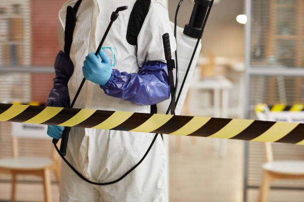Professional Biohazard technician working in Dupont, CO